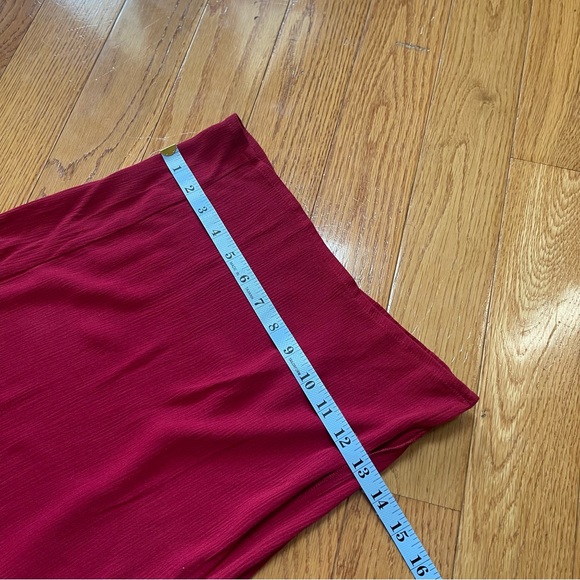 LOFT Wide Leg High waisted summer pants with side slits and tie waist belt Sz M - Picture 14 of 14